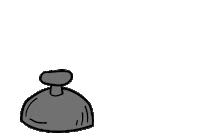 korallebretter bell bing glocke korall Sticker