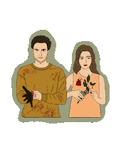 Victoria Pedretti You Netflix Sticker