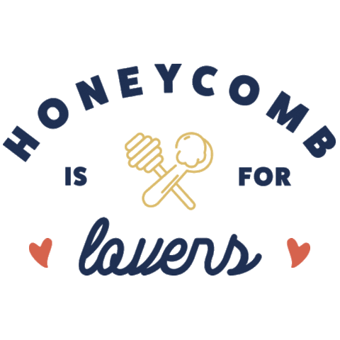 ampersandicecream ice cream california fresno honeycomb Sticker