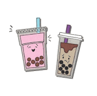 Bubble Tea Friends Sticker by Bitty Bao