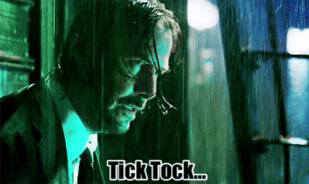 jeffmadams john wick tick tock tick tock mr wick GIF