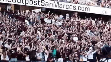san marcos applause GIF by Texas State Football