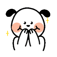 Surprised 강아지 Sticker by bbosiraegi