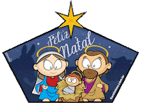 christmas jesus Sticker by Santinhoz