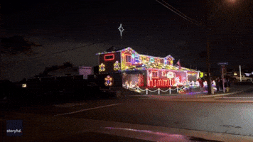 California Man Amazed to See 'Real Gingerbread House'