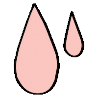 Teardrop Sticker by Abiby
