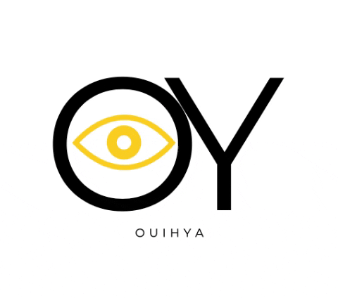 OUIHYA giphygifmaker logo eye oy GIF