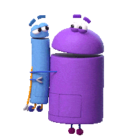 Ask The Storybots Hug Sticker by StoryBots