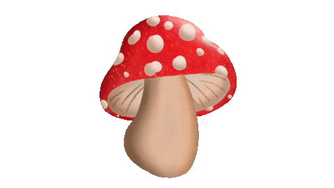Mushroom Doodles Sticker