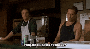 richard edson you looking for trouble GIF