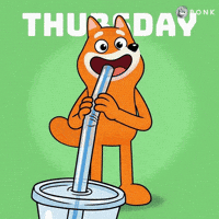 Thursday Drinking GIF by BONK