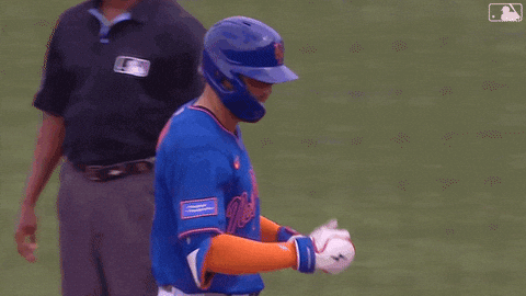 Brandon Nimmo Baseball GIF by New York Mets