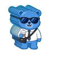 Tired Coffee Sticker