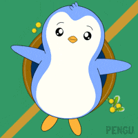 Jump Hug GIF by Pudgy Penguins