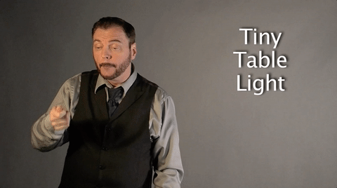 sign language tiny light table GIF by Sign with Robert