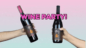 LeahVanDale cheers wine drinks salute GIF