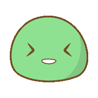mochimii happy fun cute food Sticker