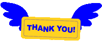 Thanks Thank You Sticker by Charity Foundation "Humanitarian Initiatives"