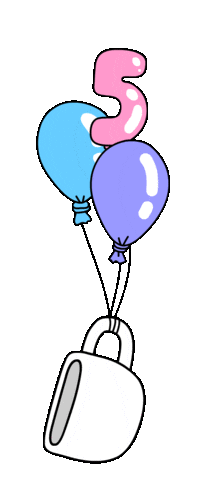 waycupbp giphyupload coffee birthday hbd Sticker