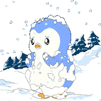 Freezing Still Waiting Sticker by Pudgy Penguins