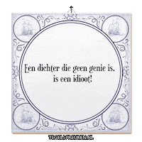 Genie Humor Sticker by Tegelspreuken.nl