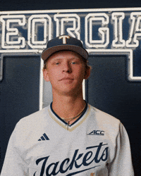 Georgia Tech Baseball GIF by Georgia Tech Yellow Jackets