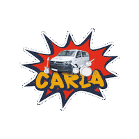 Camping Vw Bus Sticker by CarlundCarla.de