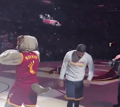 High Five Cleveland Cavaliers GIF by NBA