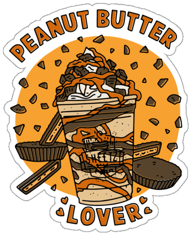 Peanut Butter Chocolate Sticker by Sheetz