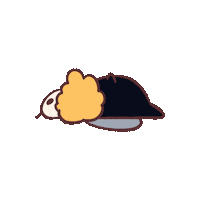 Sad Illustration Sticker