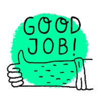 well done thumbs up Sticker by Kochstrasse™