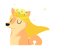 Dog Queen Sticker by Olivia When