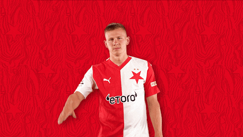 Football Waving GIF by SK Slavia Praha