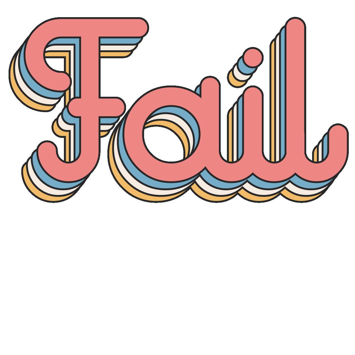 Miss Fail Sticker