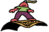 Mood Flying Sticker by Ruppert Tellac