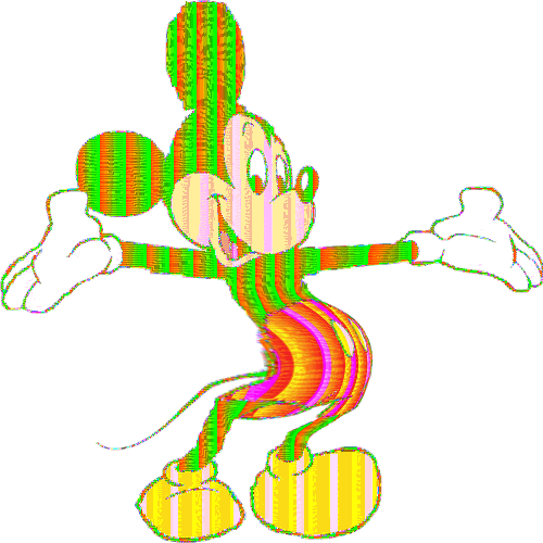 mickey mouse wtf GIF by LetsGlitchIt