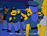 homer simpson laughing GIF