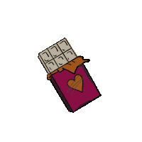 Chocolate Bar Sticker by Cupcakes & Studmuffins