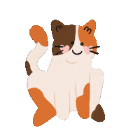 taylorcarroll_art love happy cat wink Sticker