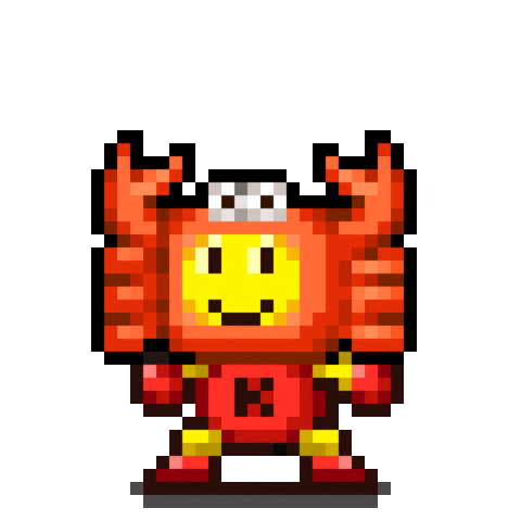 Jump 8Bit Sticker