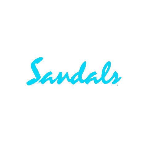 beach vacation Sticker by Sandals Resorts