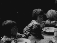 NationalWWIMuseum black and white puppy military footage GIF