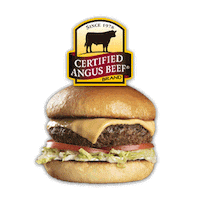 Certified Angus Beef Burger Sticker by Pedersen Fine Foods