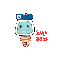 Boss Salute Sticker by Fun Cican