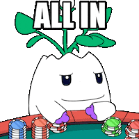 Betting Texas Hold Em Sticker by Magic Eden