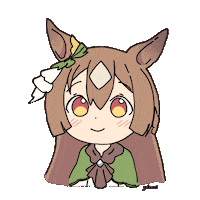 gubuos anime tounge uma musume horse girl Sticker