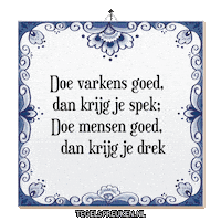 Respect Wijsheid Sticker by Tegelspreuken.nl