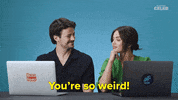 You Are Weird Lucy Hale GIF by BuzzFeed