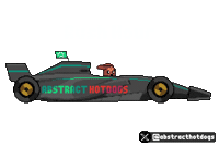 Speeding Rush Hour Sticker by HotDogs