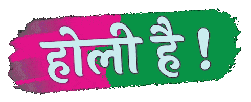 Holi Festival India Sticker by Sonamm